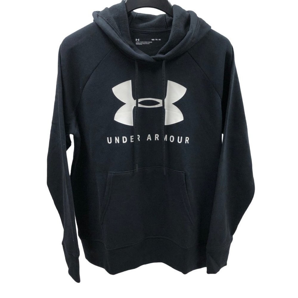 UNDER ARMOUR WOMEN'S RIVAL FLEECE‎ LOGO PULL OVER HOODIE SM NEW WITH TAG - Picture 7 of 11